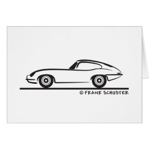 Cartão Tipo E-Coupe Jaguar