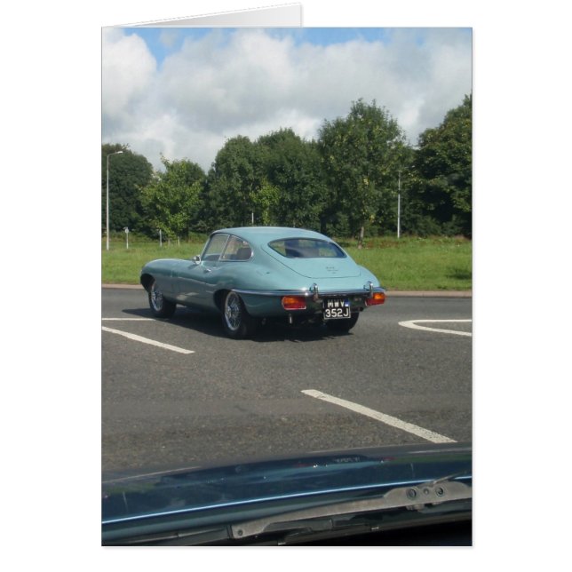 Cartão Tipo E - Tipo Jag Coupe (Frente)