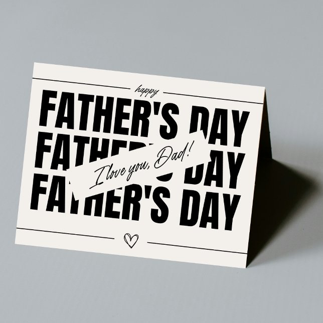 Cartão Tipografia Bege e Preto (Criador carregado)