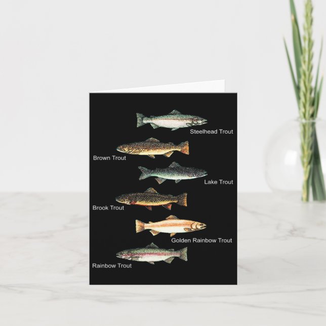 Cartão Tipos De Capturas Espécies De Peixes Captação Pesc (Frente)