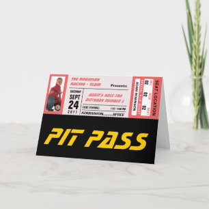 Cartão Tíquete de Evento