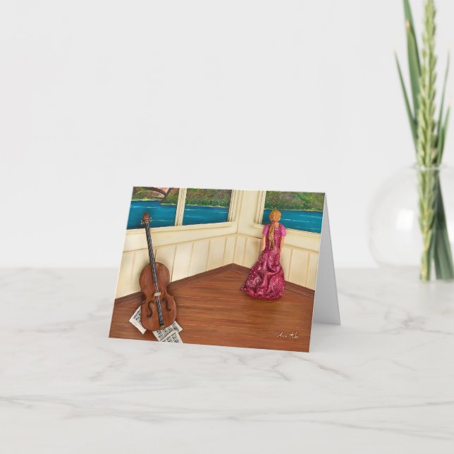 Cartão Tirado afastado (Frente)