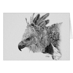 Cartão Tiragem de Eagle de Harpy