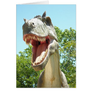 Cartão Tiranossauro Rex