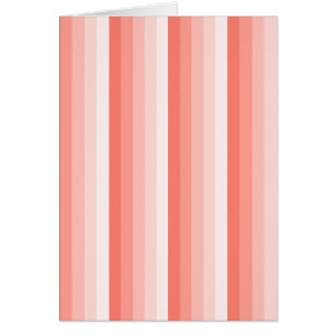 Cartão Tiras-sombra de pêssego de coral