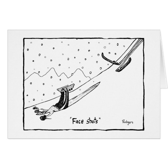 Cartão tiros da cara (Frente Horizontal)