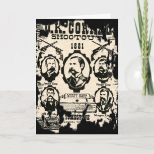 Cartão Tiroteio do OK Corral