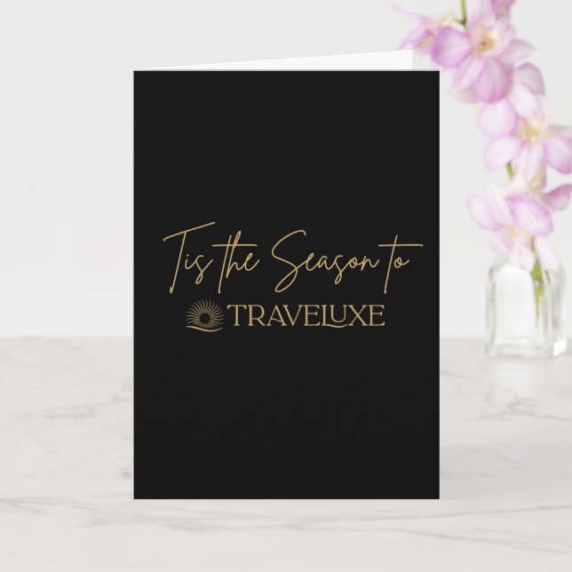 Cartão Tis the Season Black (Orquídea)