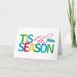Cartão Tis the Season Holiday Greeting Card