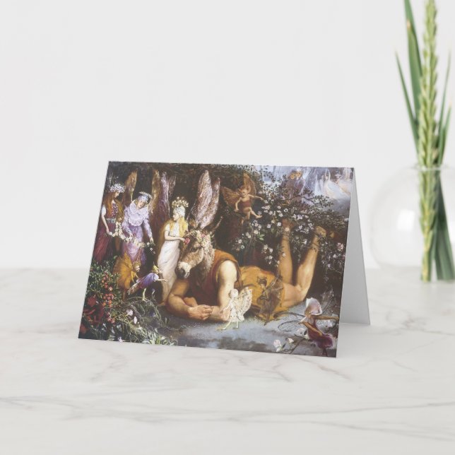 Cartão Titânia e Inferior,Sonho da Noite de Verão (Frente)