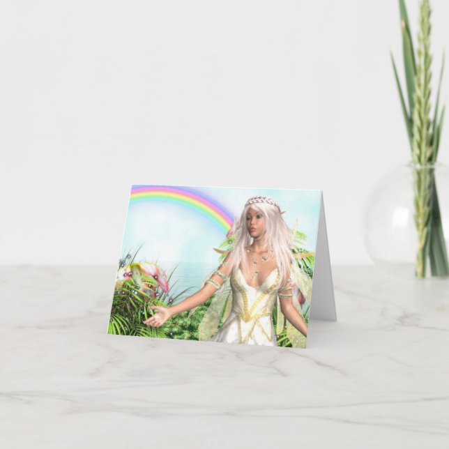 Cartão Titania Fairy Note Card (Frente)