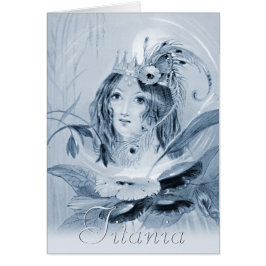 Cartão Titânia (Prados, Shakespeare) CC0515 Fairy Card