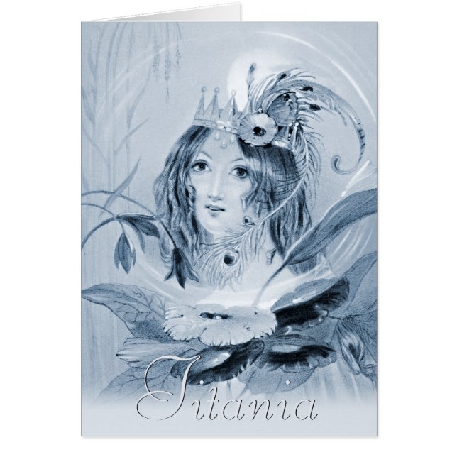 Cartão Titânia (Prados, Shakespeare) CC0515 Fairy Card (Frente)