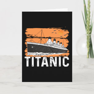 Cartão Titanic - passeio legal de barco a vela