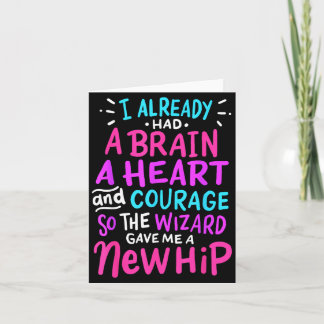 Cartão Titanium Hip Replacement Surgery Humor Funny New H