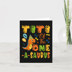 Cartão Titi Do One-a-saurus Aniversário de 1 Ano Camisa D