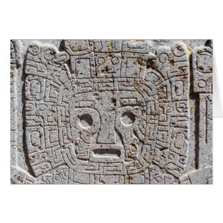 Cartão Tiwanaku Face