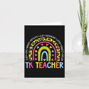 Cartão Tk Professora De Volta À Escola Professora Kid