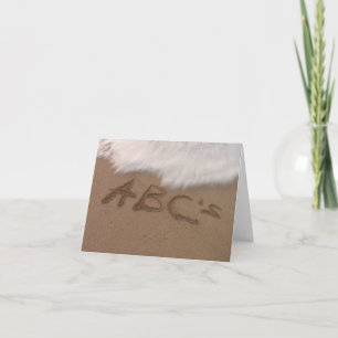 Cartão To Achieve Your Dreams Remember your ABCs