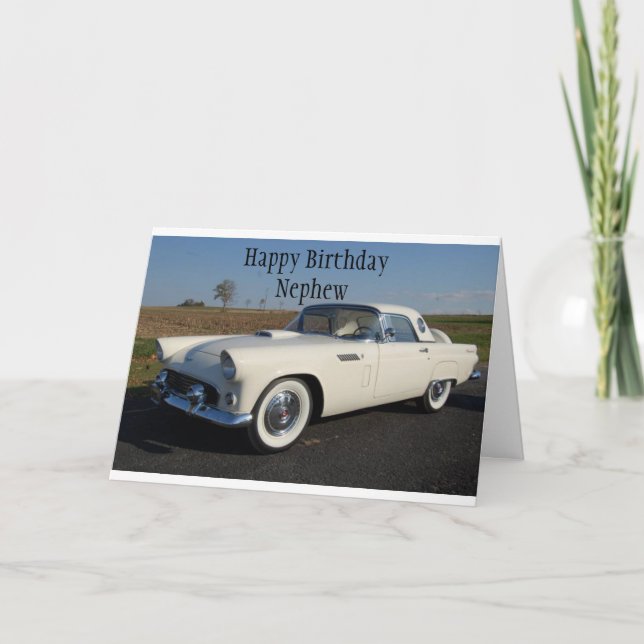 CARTÃO **TO MY CLASSIC NEPHEW*** BIRTHDAY CARD (Frente)