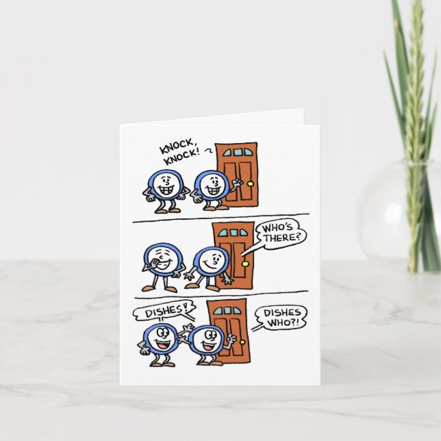 Cartão Toc Toc Prata Seu Dia de os pais Presente (Frente)