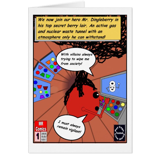 Cartão Toca de Dingleberry (Frente)