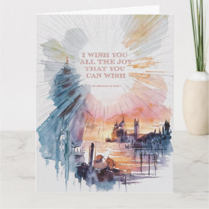 Cartão "Toda a alegria que você pode desejar"