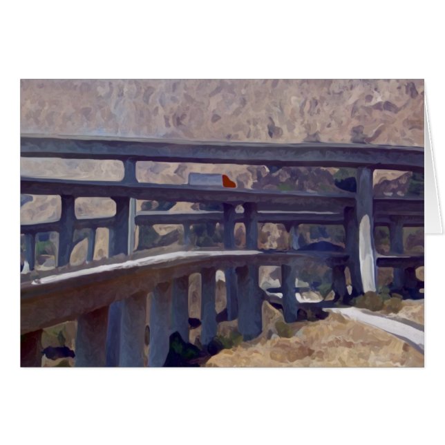 Cartão Todas as estradas levam para casa (Frente Horizontal)