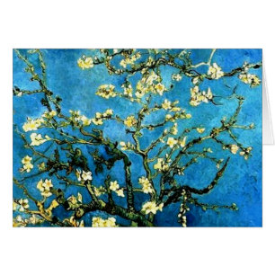 Cartão Todas as flores de Ocasião Van Vogh Amêndoa