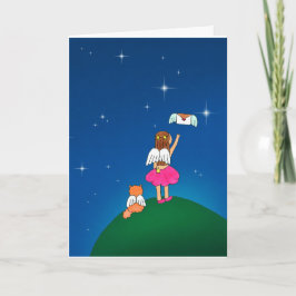 Cartão Todas as Orações Vão para o Céu