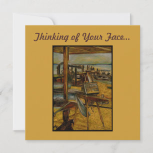 Cartão Todas as pinturas de Excelente começam com um pinc