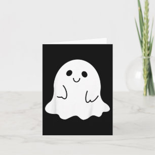 Cartão Toddler Halloween Boo Ghost Com Um Arco De Garotas