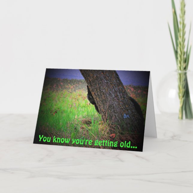 Cartão Todo meio que daquelas velas você está obtendo (Frente)