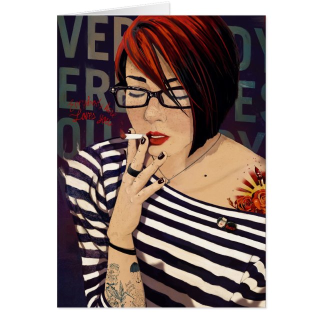 Cartão Todos aqui ama-o (Frente)