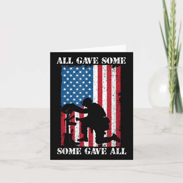 Cartão Todos Deram Alguns Registros A Todos Os Soldados D (Frente)