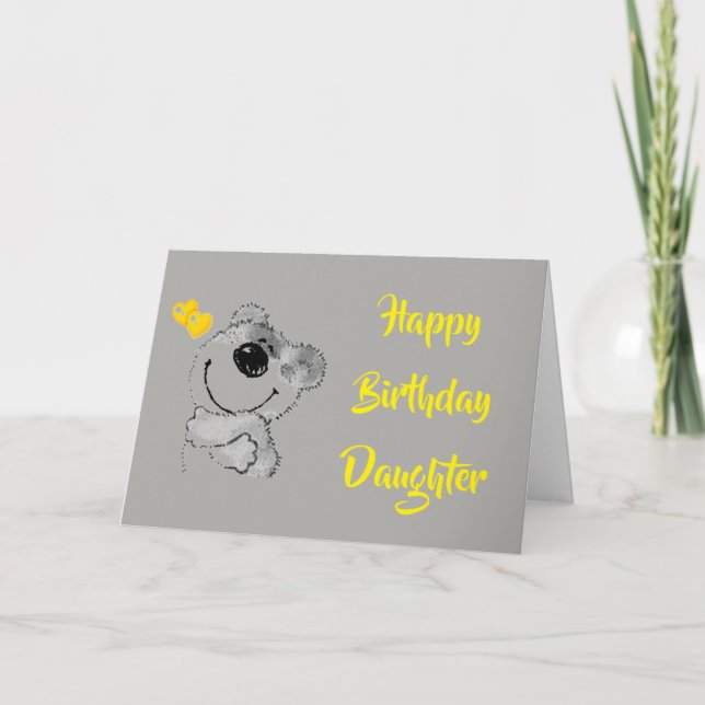 CARTÃO TODOS OS DIAS É ESPECIAL—ANIVERSÁRIO NOSSA ***FILH (Frente)