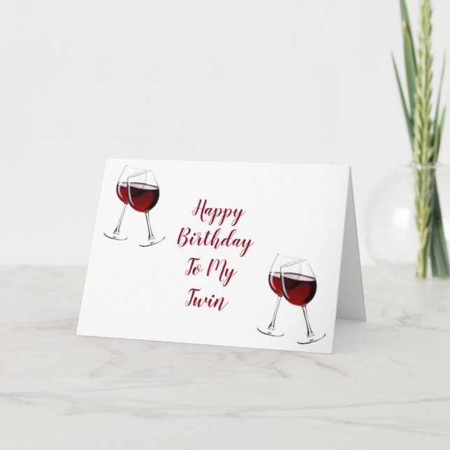 CARTÃO TODOS OS DIAS É UM ANIVERSÁRIO ESPECIAL MEU **TWIN (Frente)