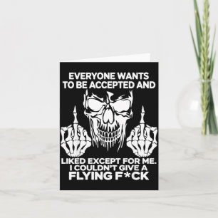 Cartão Todos Querem Ser Aceitos E Gostados Exceto