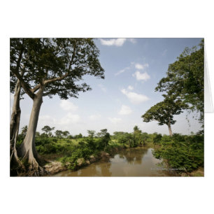 Cartão Togo central, África ocidental