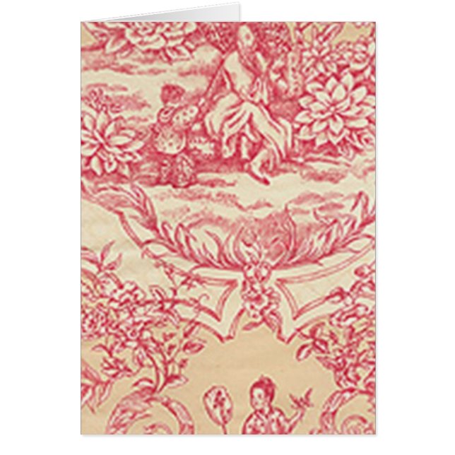 Cartão Toile Rosa (Frente)