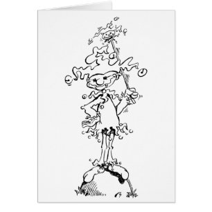 Cartão Tolo do divertimento