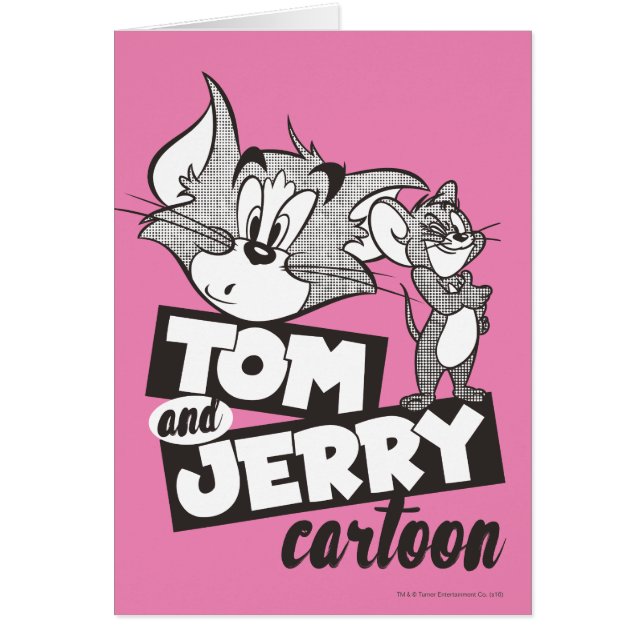 Cartão Tom E Jerry | Cartoon Tom E Jerry (Frente)
