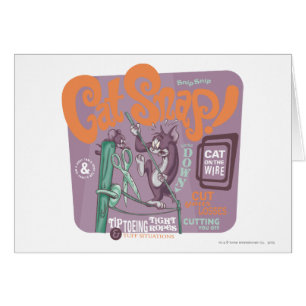 Cartão Tom e Jerry Cat Snap