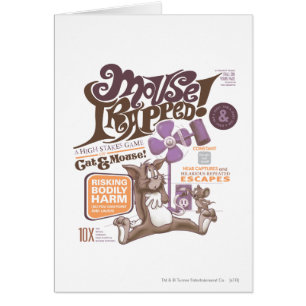 Cartão Tom e Jerry Mouse Armados