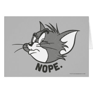 Cartão Tom e Jerry Tom dizem Nope