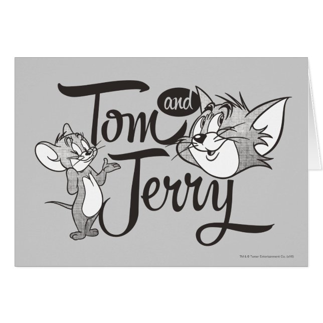 Cartão Tom E Jerry | Tom E Jerry Parecidos (Frente Horizontal)