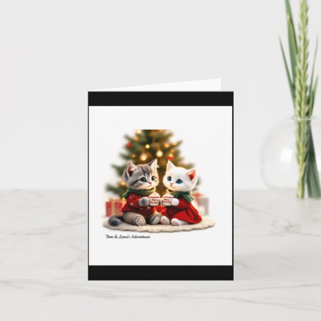 Cartão Tom Luna Cozy Christmas Cocoa  (Frente)