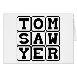 Cartão Tom Sawyer, Livro de Mark Twain