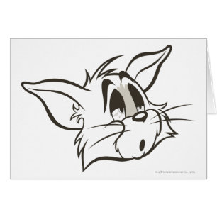 Cartão Tom Sleepy Cat