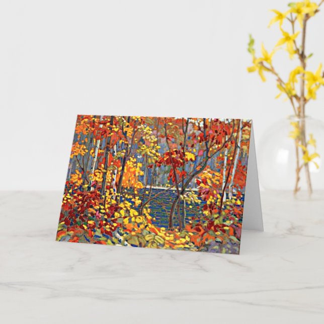 Cartão Tom Thomson - A Piscina (Flor Amarela)